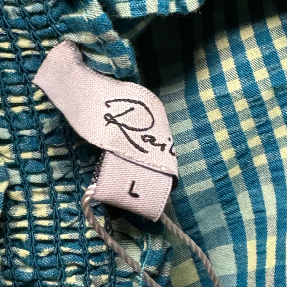 NWT Rails Rumi Midi Sundress in Augusta Mini Check‎ with Smocking Size Large - Picture 4 of 9